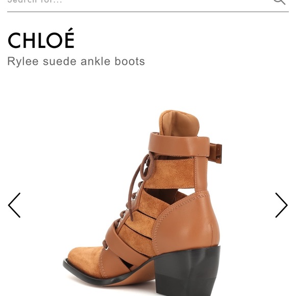 Chloe Rylee Suede Ankle boots - Picture 4 of 5